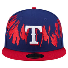 Texas Rangers New Era Retro Pattern 59FIFTY Fitted Hat - MLB