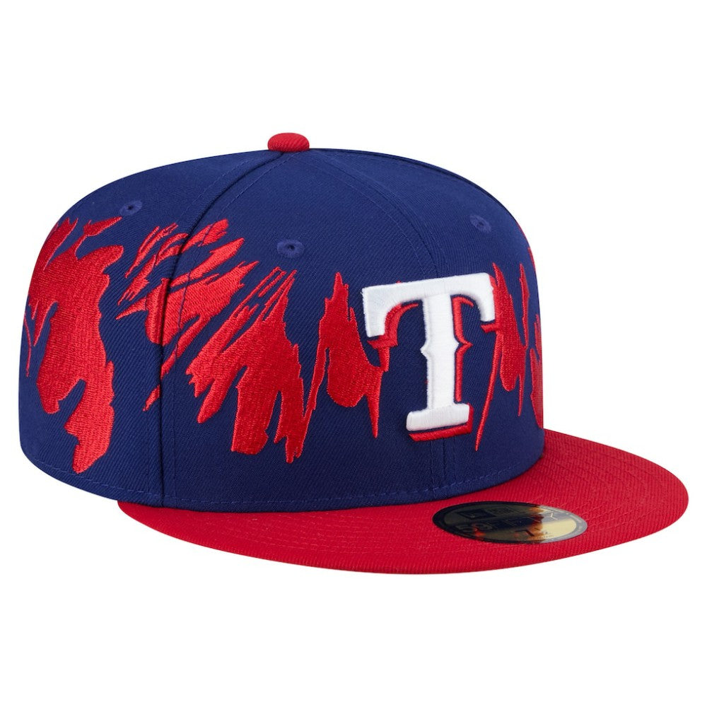 Texas Rangers New Era Retro Pattern 59FIFTY Fitted Hat - MLB