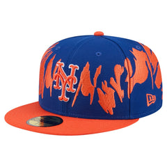 New York Mets New Era Retro Pattern 59FIFTY Fitted Hat - MLB