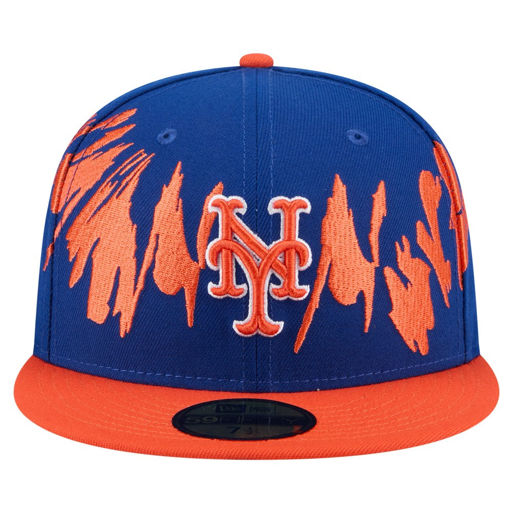 New York Mets New Era Retro Pattern 59FIFTY Fitted Hat - MLB