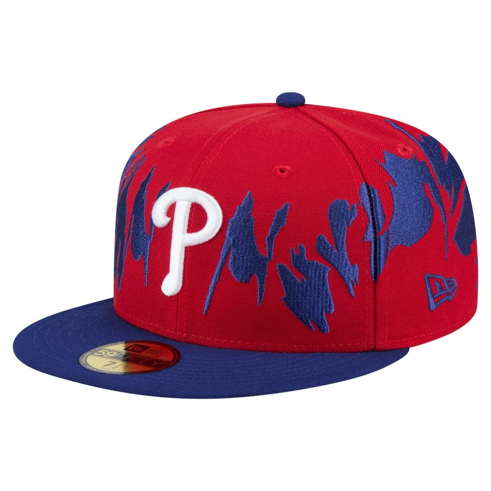 Philadelphia Phillies New Era Retro Pattern 59FIFTY Fitted Hat - MLB