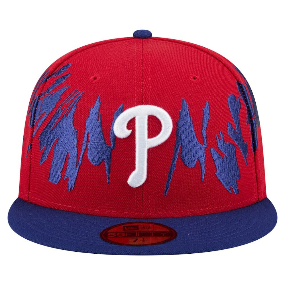 Philadelphia Phillies New Era Retro Pattern 59FIFTY Fitted Hat - MLB