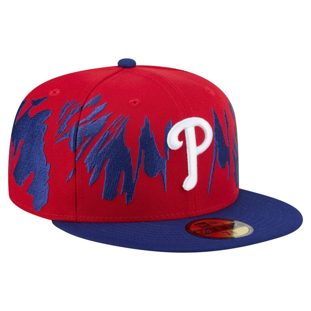 Philadelphia Phillies New Era Retro Pattern 59FIFTY Fitted Hat - MLB