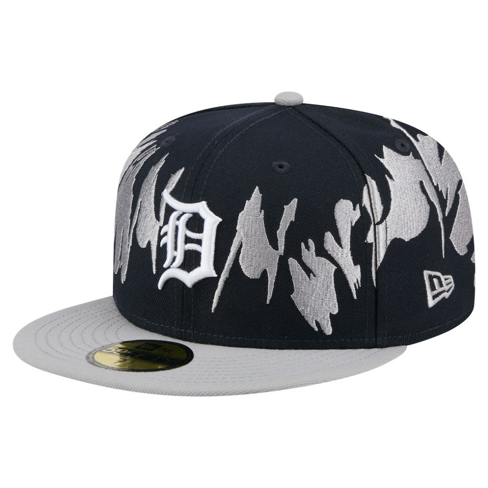Detroit Tigers New Era Retro Pattern 59FIFTY Fitted Hat - MLB