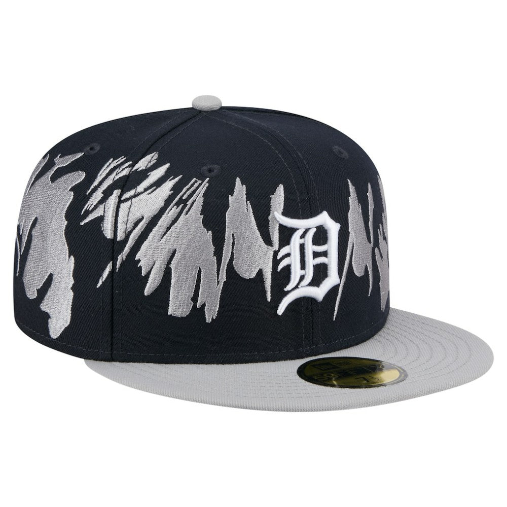 Detroit Tigers New Era Retro Pattern 59FIFTY Fitted Hat - MLB
