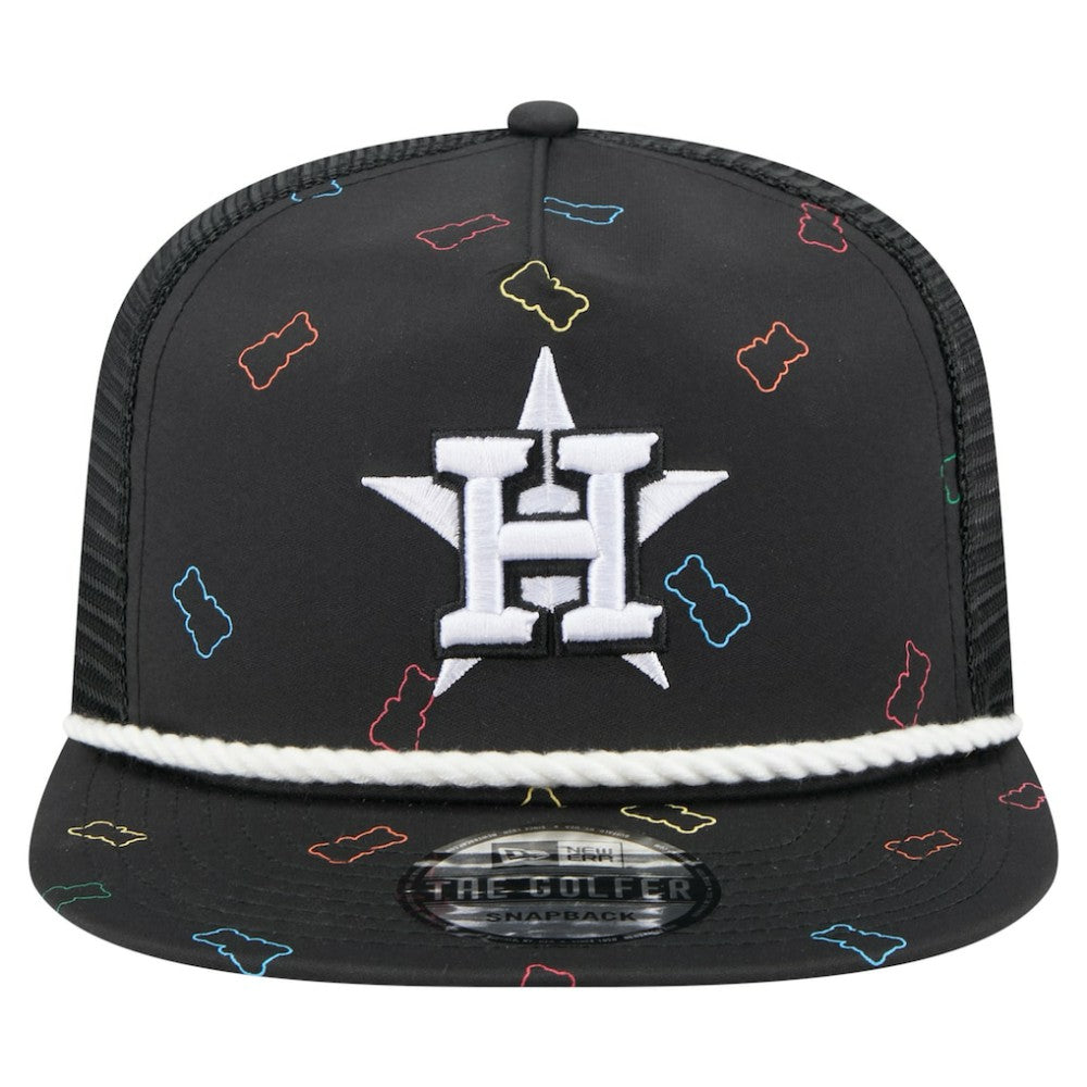 Houston Astros New Era Gummy Golfer Trucker Adjustable Hat - MLB