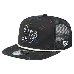 Athletics New Era Gummy Golfer Trucker Adjustable Hat - MLB