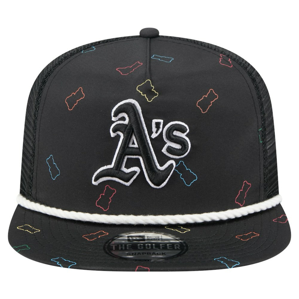 Athletics New Era Gummy Golfer Trucker Adjustable Hat - MLB