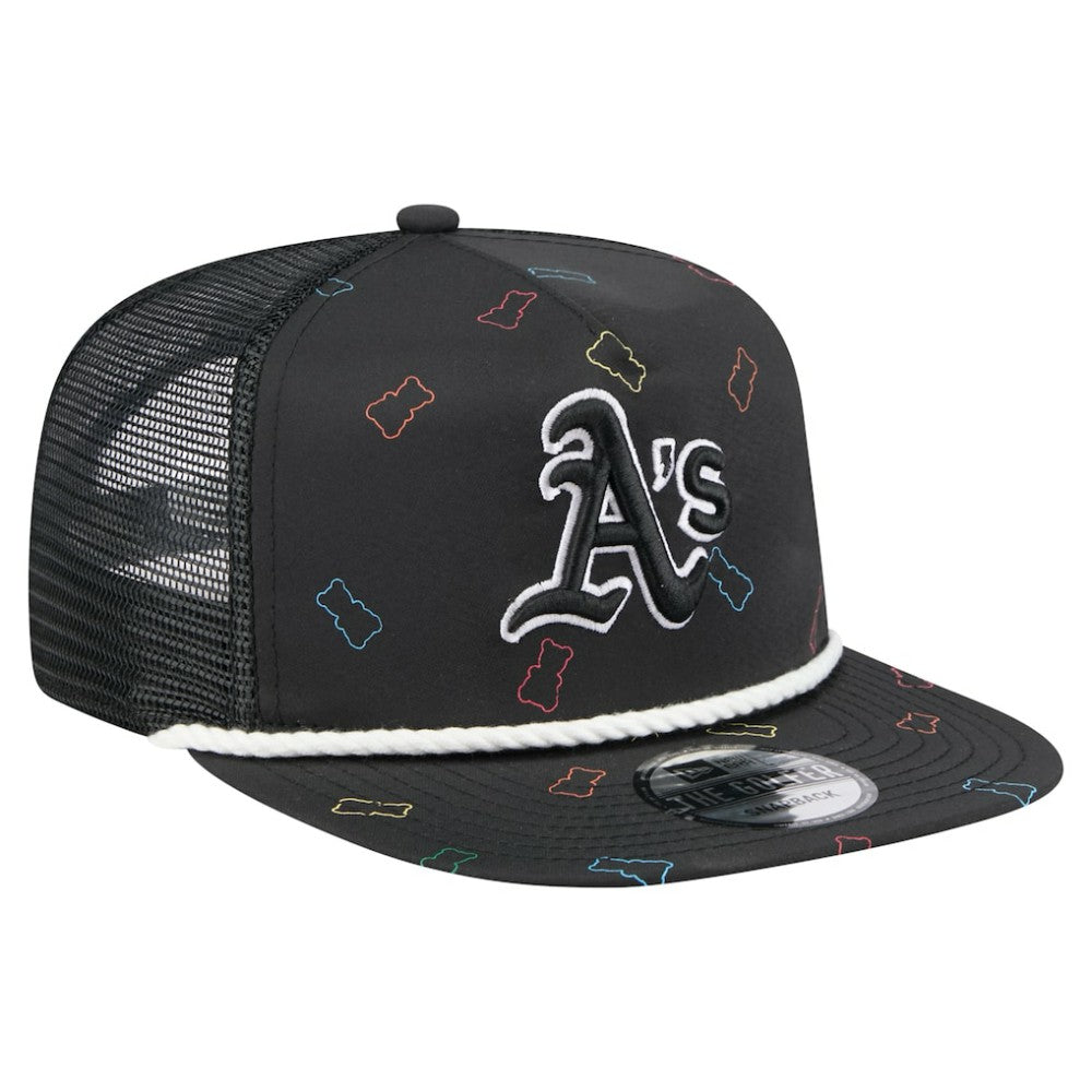 Athletics New Era Gummy Golfer Trucker Adjustable Hat - MLB