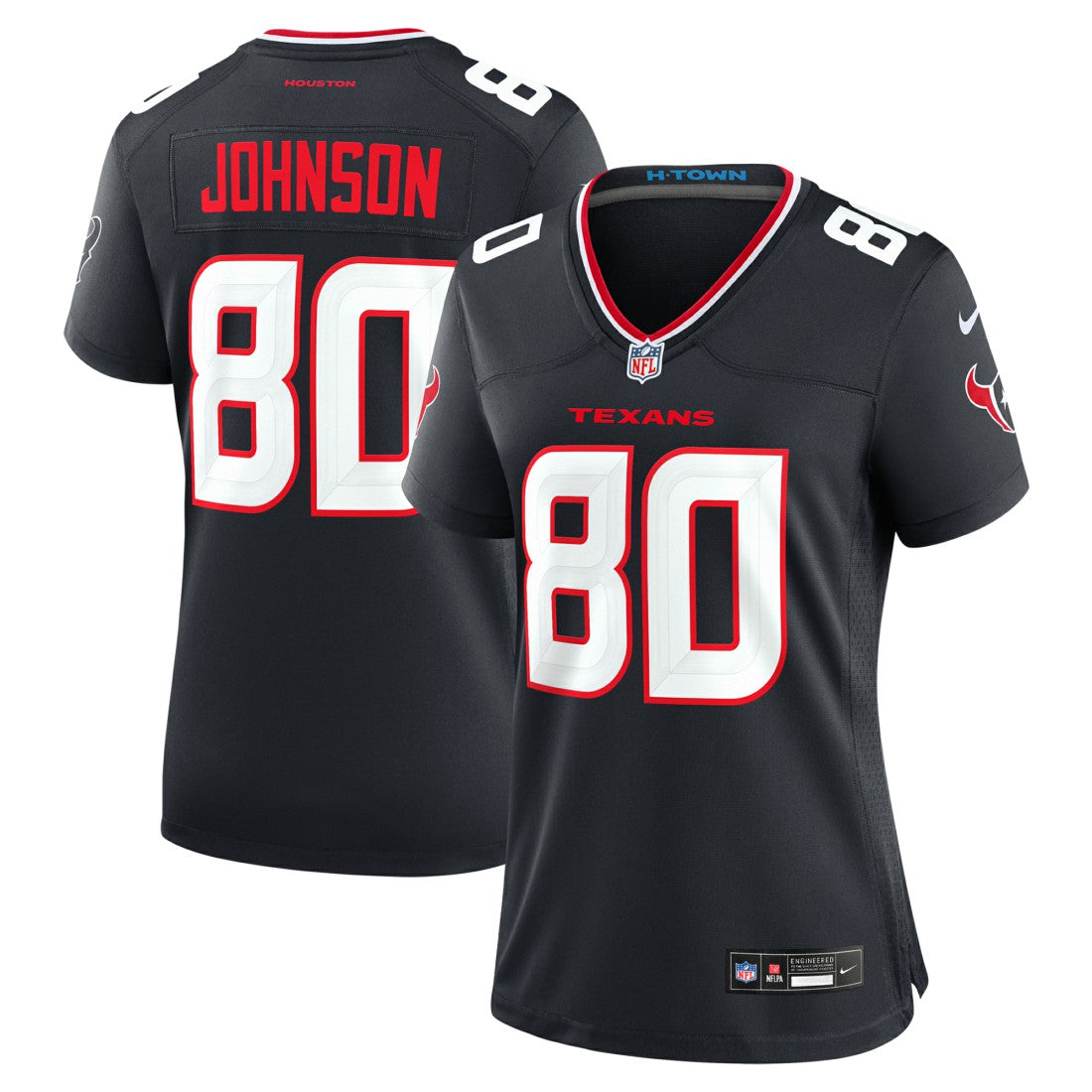 Andre Johnson Houston Texans Women's Team Retired Player Game Jersey Navy | Nike for Sale