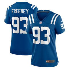 Dwight Freeney Indianapolis Colts Women's Team Retired Player Game Jersey Royal | Nike for Sale