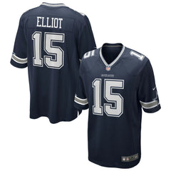 Ezekiel Elliott Dallas Cowboys Team Game Jersey Navy | Nike for Sale