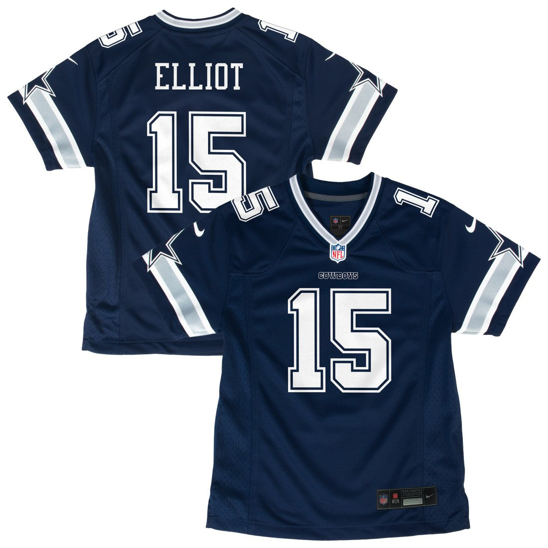 Ezekiel Elliott Dallas Cowboys Youth Game Jersey Navy | Nike for Sale