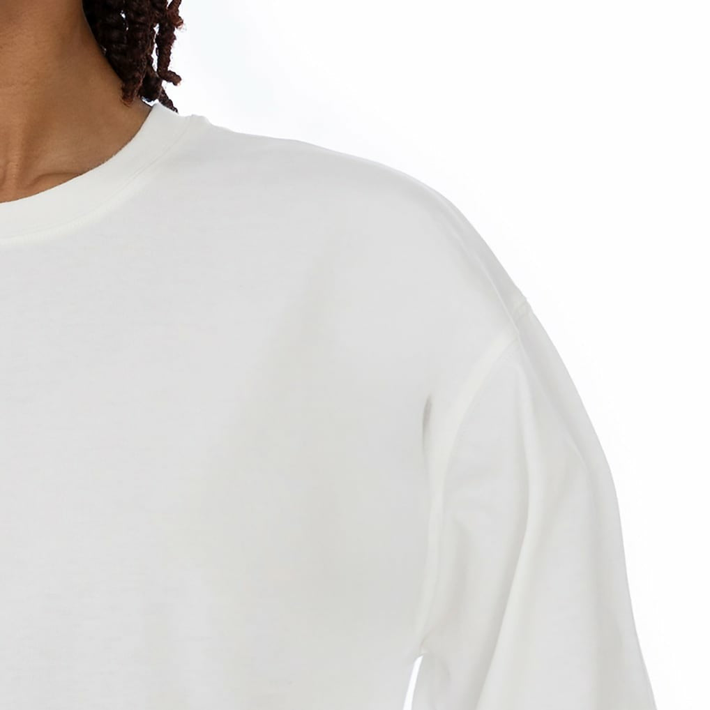 Baltimore Ravens Gameday Couture Women's Big Goals Oversized Long Sleeve T-Shirt White | NFL