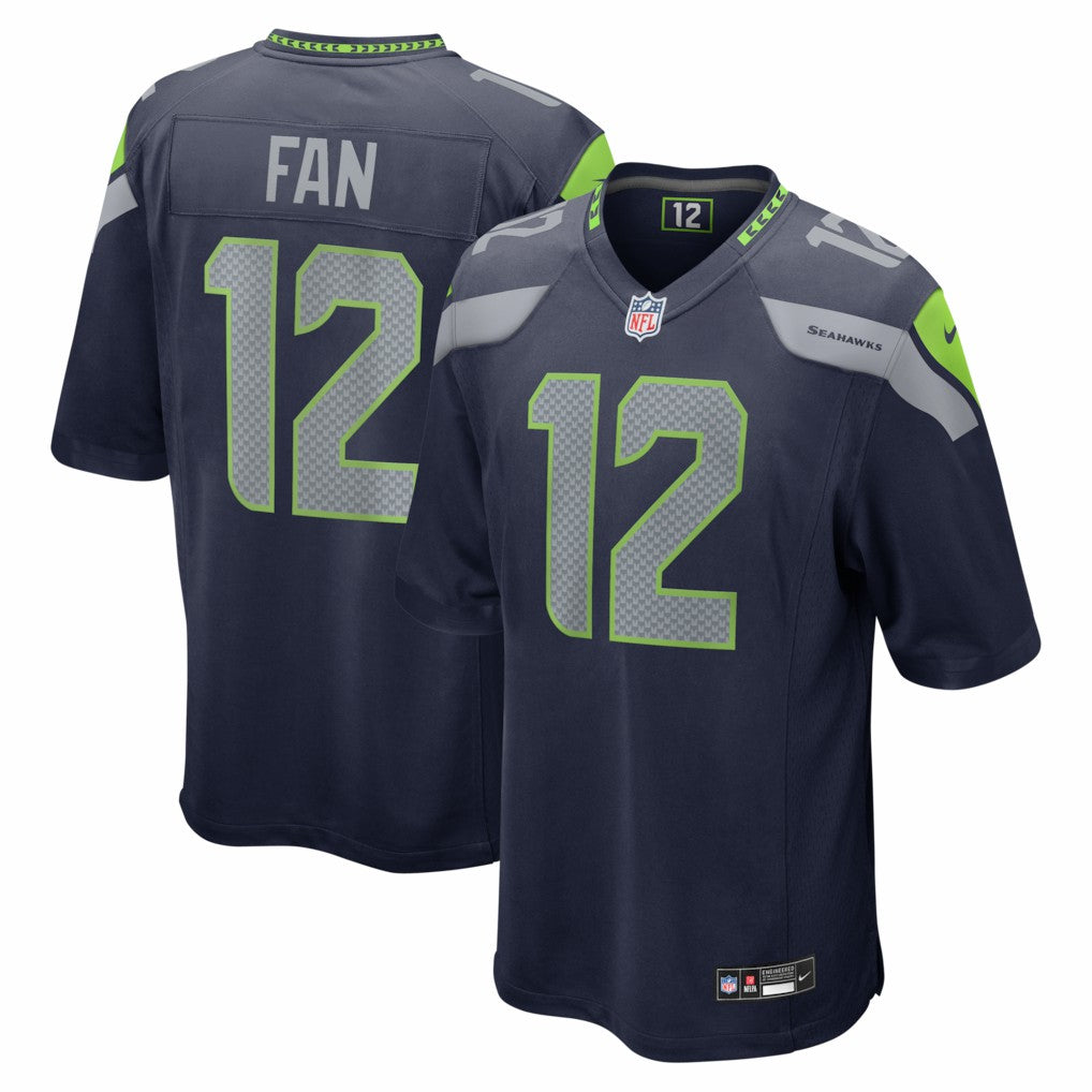 12s Seattle Seahawks Team Game Jersey College Navy | Nike for Sale