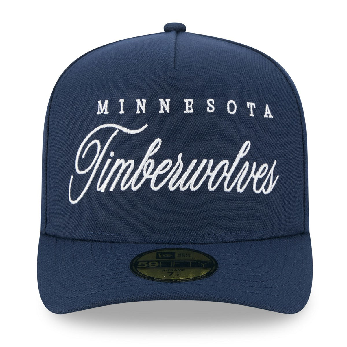 Minnesota Timberwolves 2025 NBA Draft A-Frame 59FIFTY Fitted Hat Navy - NBA