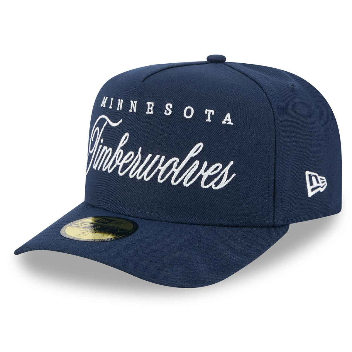 Minnesota Timberwolves 2025 NBA Draft A-Frame 59FIFTY Fitted Hat Navy - NBA