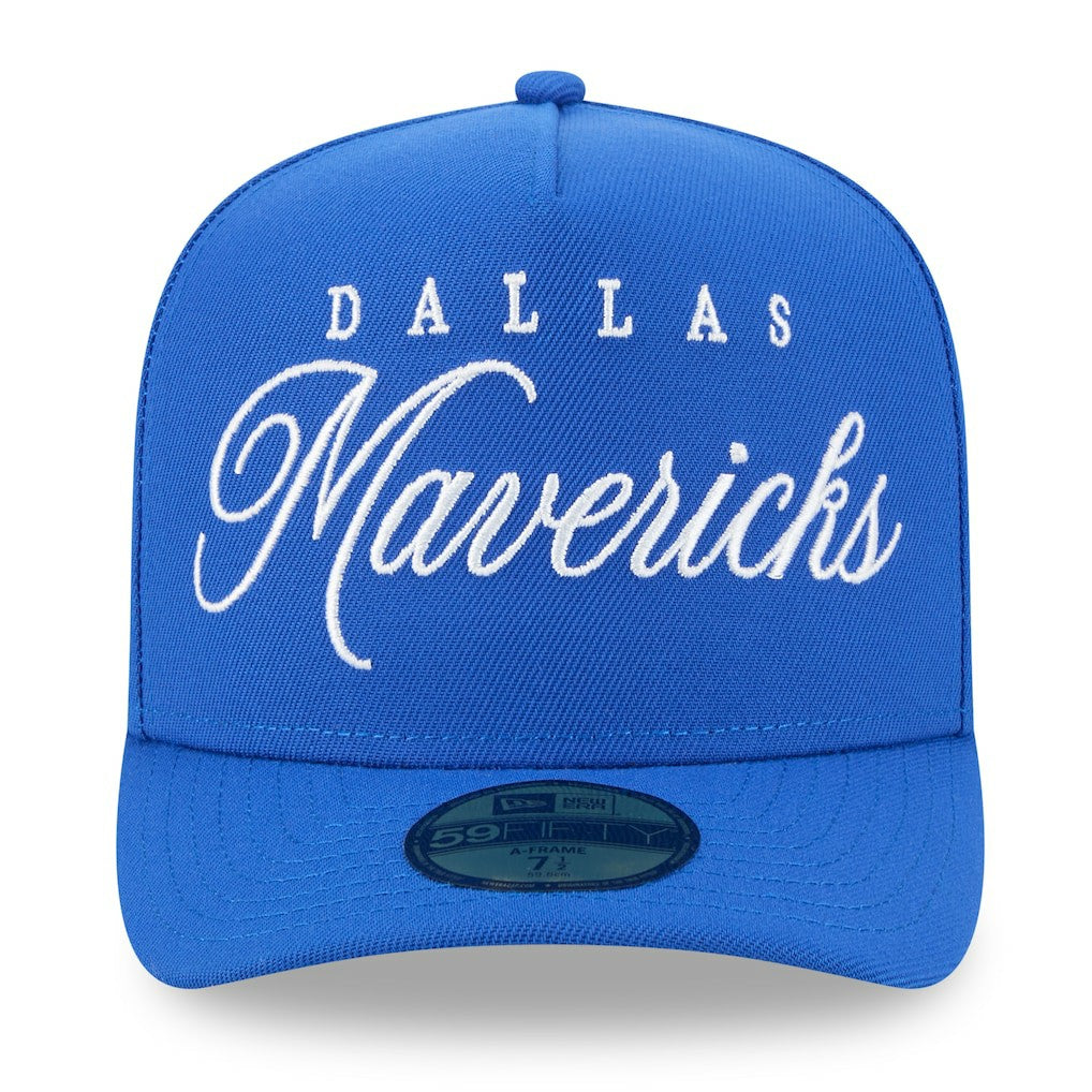 Dallas Mavericks 2025 NBA Draft A-Frame 59FIFTY Fitted Hat Blue - NBA