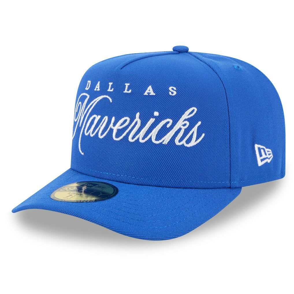 Dallas Mavericks 2025 NBA Draft A-Frame 59FIFTY Fitted Hat Blue - NBA