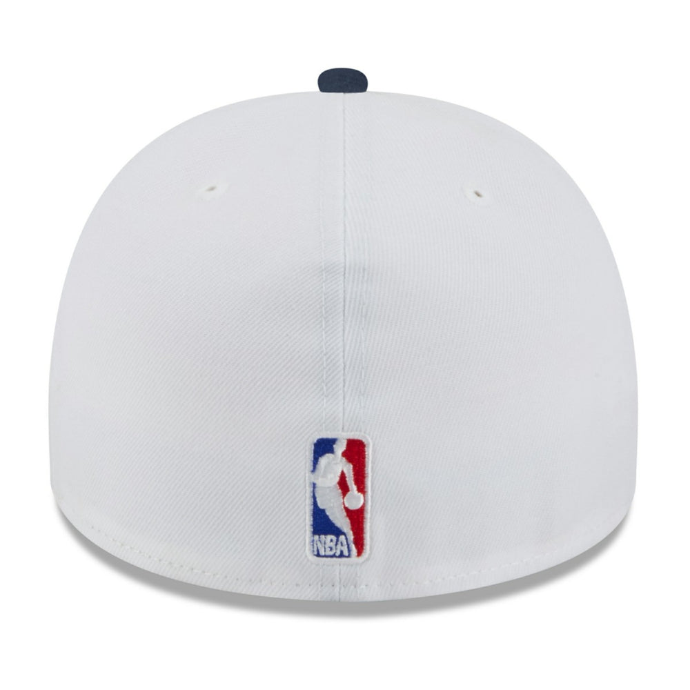 Washington Wizards 2025 NBA Draft A-Frame 59FIFTY Fitted Hat White/Navy - NBA