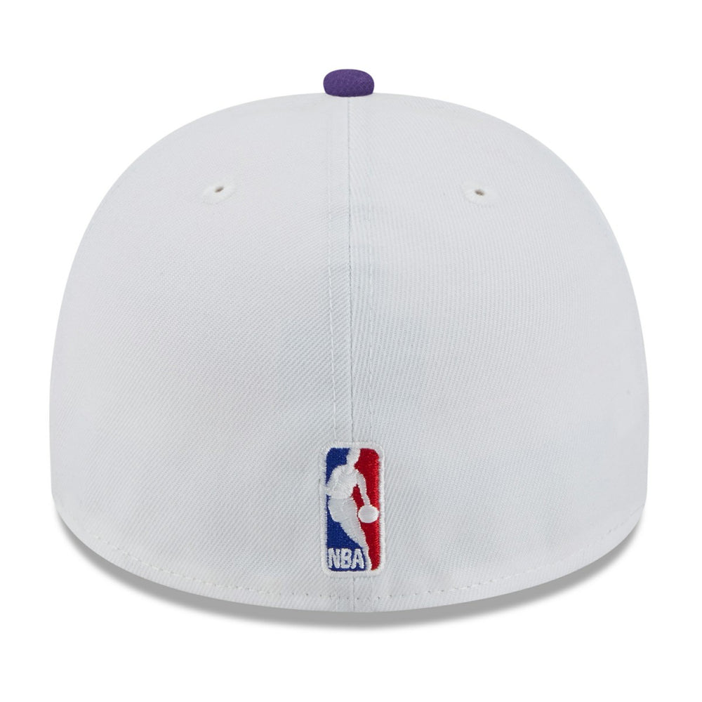 Los Angeles Lakers 2025 NBA Draft A-Frame 59FIFTY Fitted Hat White/Purple - NBA