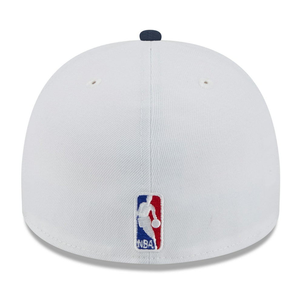 Minnesota Timberwolves 2025 NBA Draft A-Frame 59FIFTY Fitted Hat White/Navy - NBA