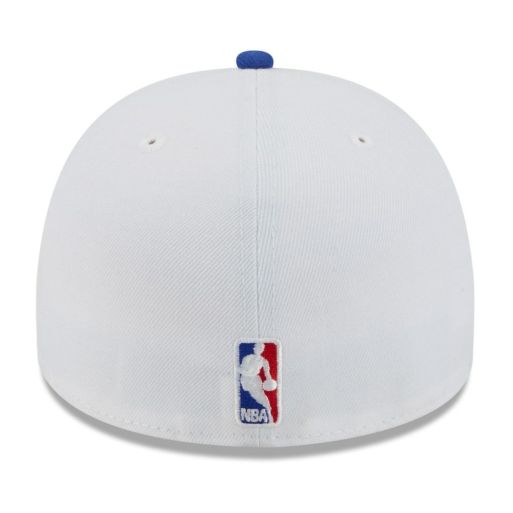Philadelphia 76ers 2025 NBA Draft A-Frame 59FIFTY Fitted Hat White/Royal - NBA