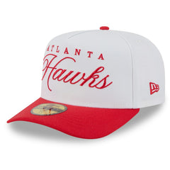 Atlanta Hawks 2025 NBA Draft A-Frame 59FIFTY Fitted Hat White/Red - NBA