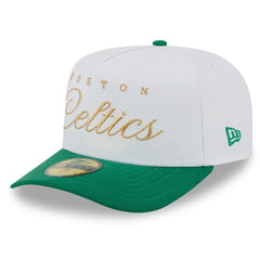 Boston Celtics 2025 NBA Draft A-Frame 59FIFTY Fitted Hat White/Kelly Green - NBA
