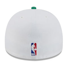 Boston Celtics 2025 NBA Draft A-Frame 59FIFTY Fitted Hat White/Kelly Green - NBA