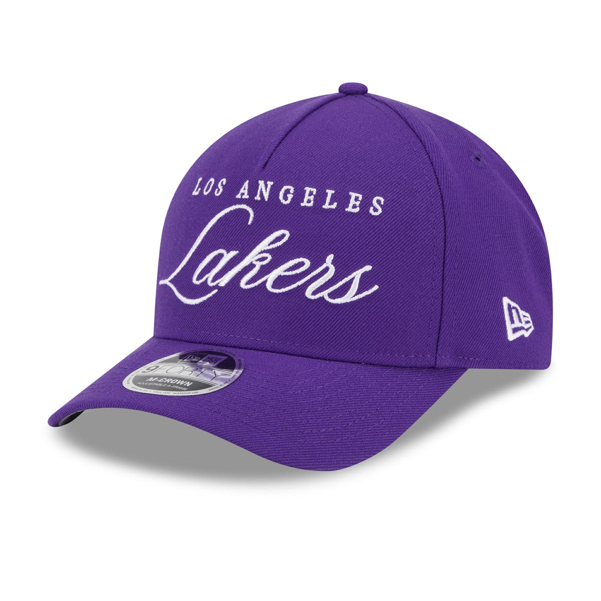 Los Angeles Lakers 2025 NBA Draft M-Crown A-Frame 9FORTY Adjustable Hat Purple - NBA