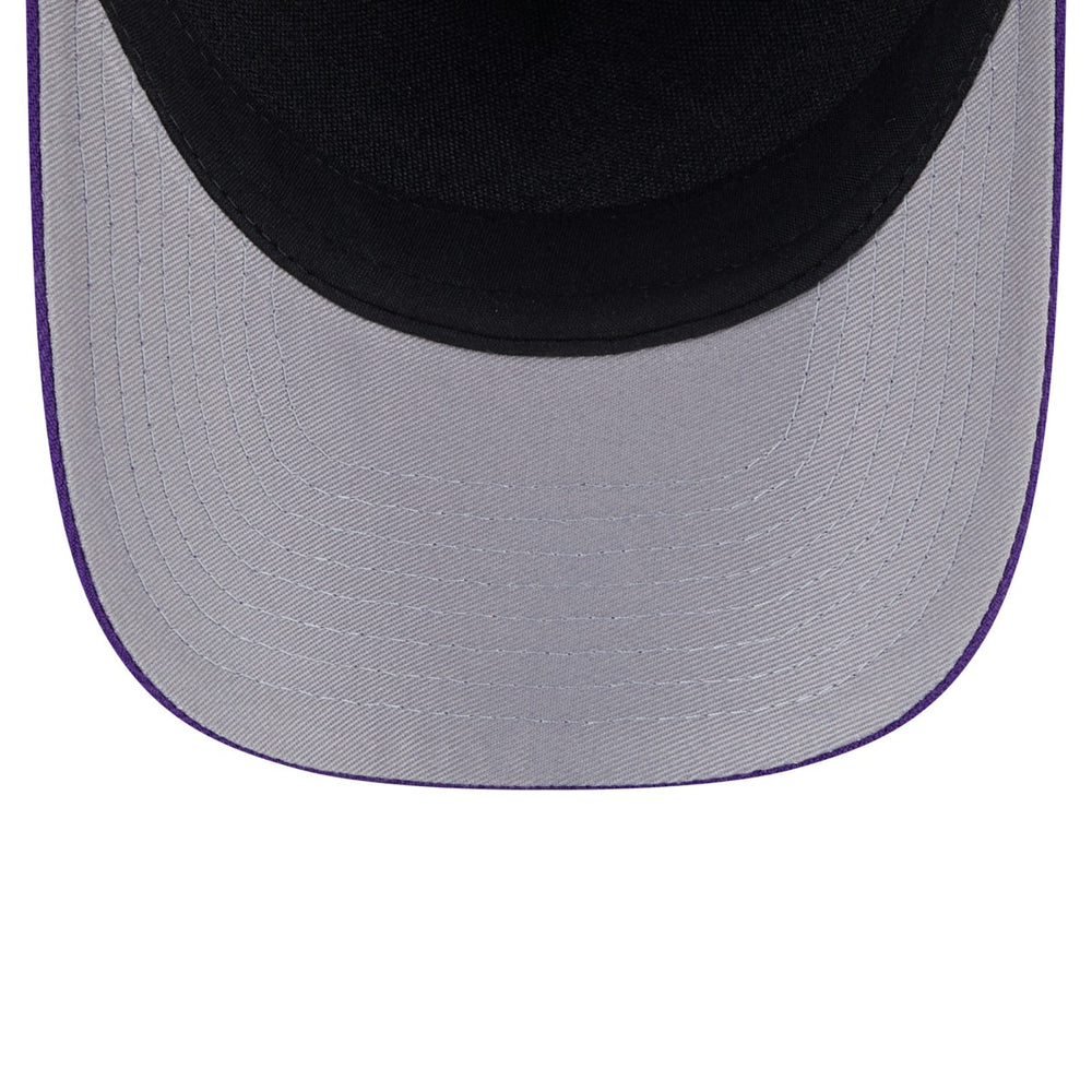 Los Angeles Lakers 2025 NBA Draft M-Crown A-Frame 9FORTY Adjustable Hat Purple - NBA