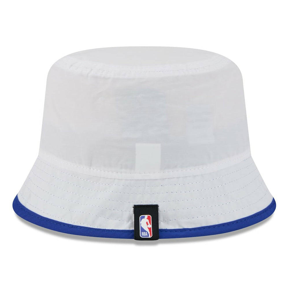 Golden State Warriors 2025 NBA Draft Nylon Bucket Hat White/Royal - NBA