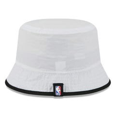Miami Heat 2025 NBA Draft Nylon Bucket Hat White/Black - NBA