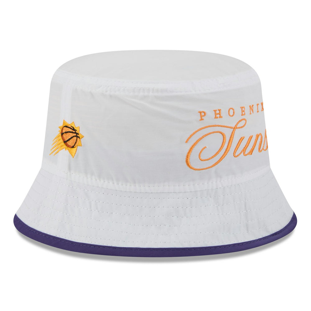 Phoenix Suns 2025 NBA Draft Nylon Bucket Hat White/Purple - NBA