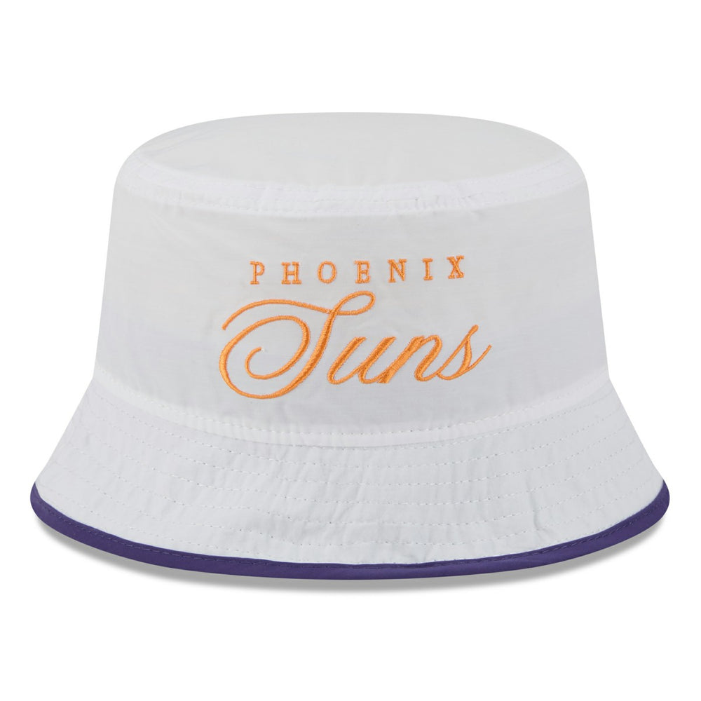 Phoenix Suns 2025 NBA Draft Nylon Bucket Hat White/Purple - NBA