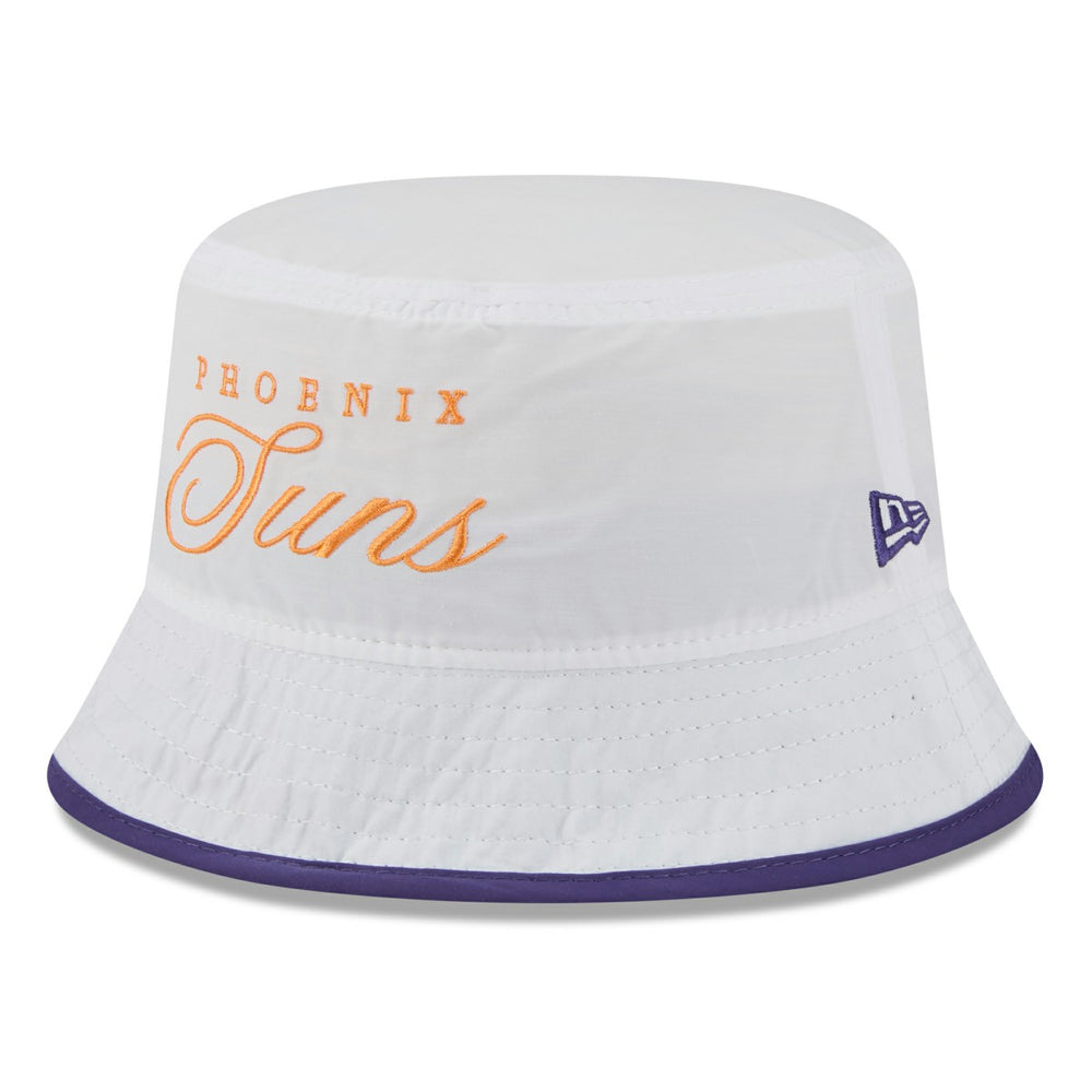 Phoenix Suns 2025 NBA Draft Nylon Bucket Hat White/Purple - NBA