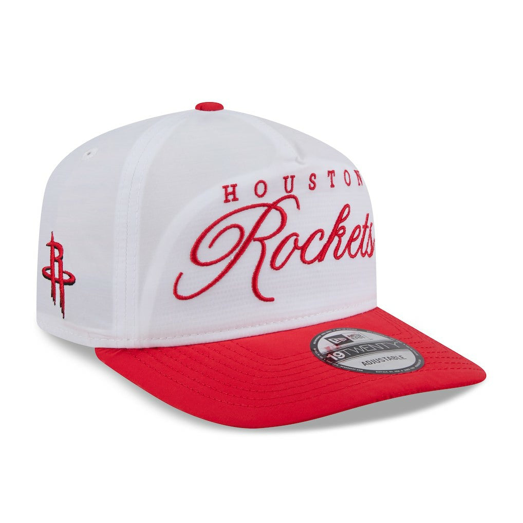 Houston Rockets 2025 NBA Draft On-Stage Nylon 19TWENTY Adjustable Hat White/Red - NBA