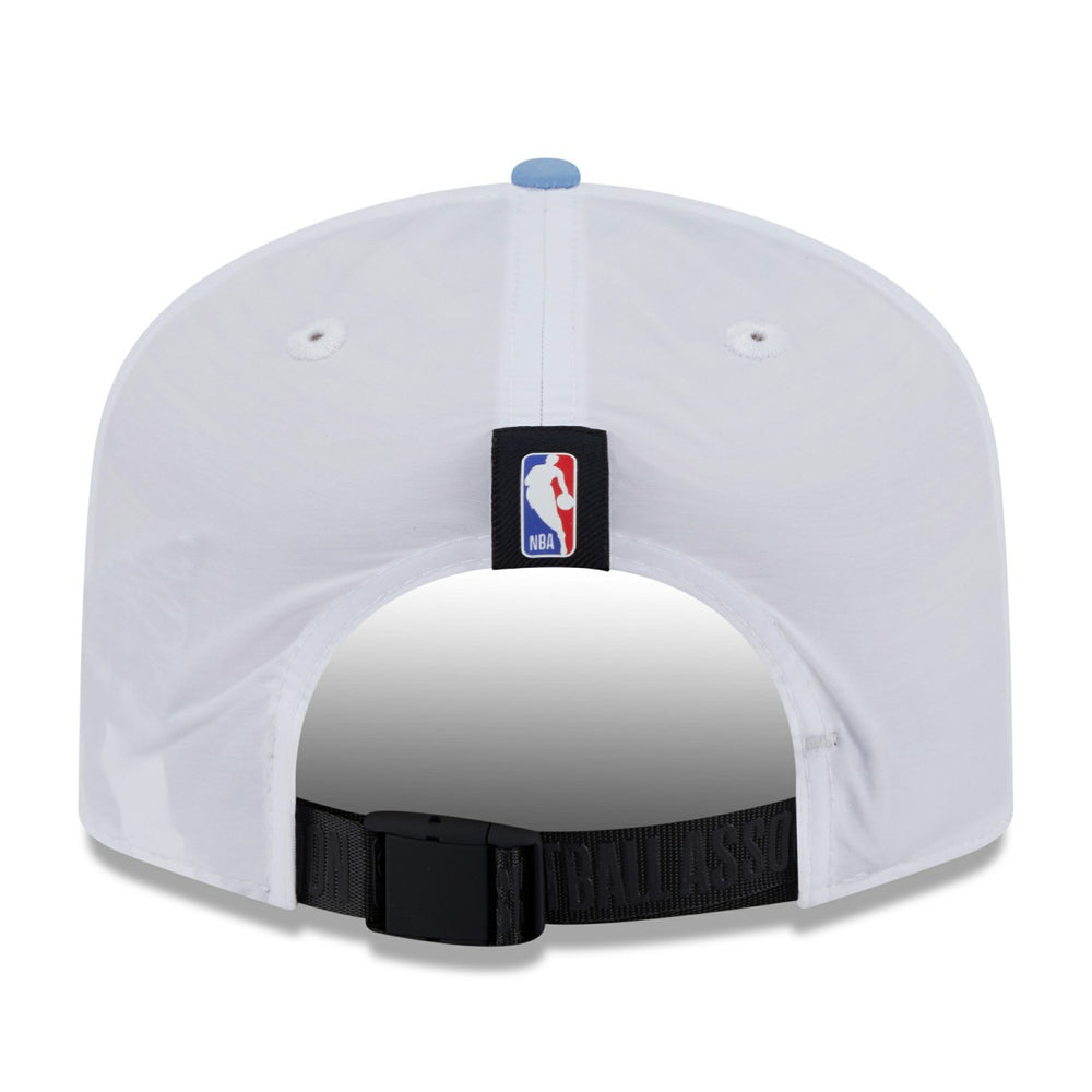 Memphis Grizzlies 2025 NBA Draft On-Stage Nylon 19TWENTY Adjustable Hat White/Light Blue - NBA