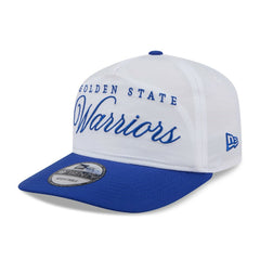 Golden State Warriors 2025 NBA Draft On-Stage Nylon 19TWENTY Adjustable Hat White/Royal - NBA