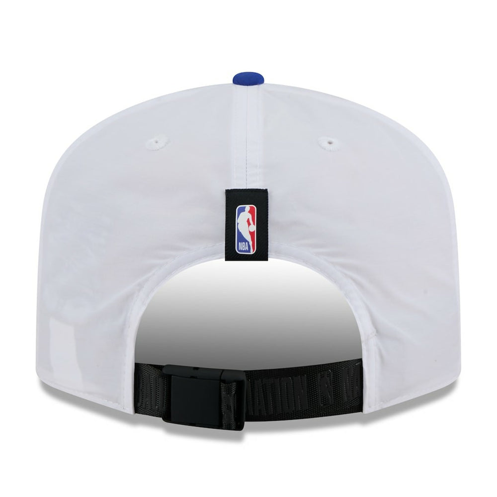 Golden State Warriors 2025 NBA Draft On-Stage Nylon 19TWENTY Adjustable Hat White/Royal - NBA