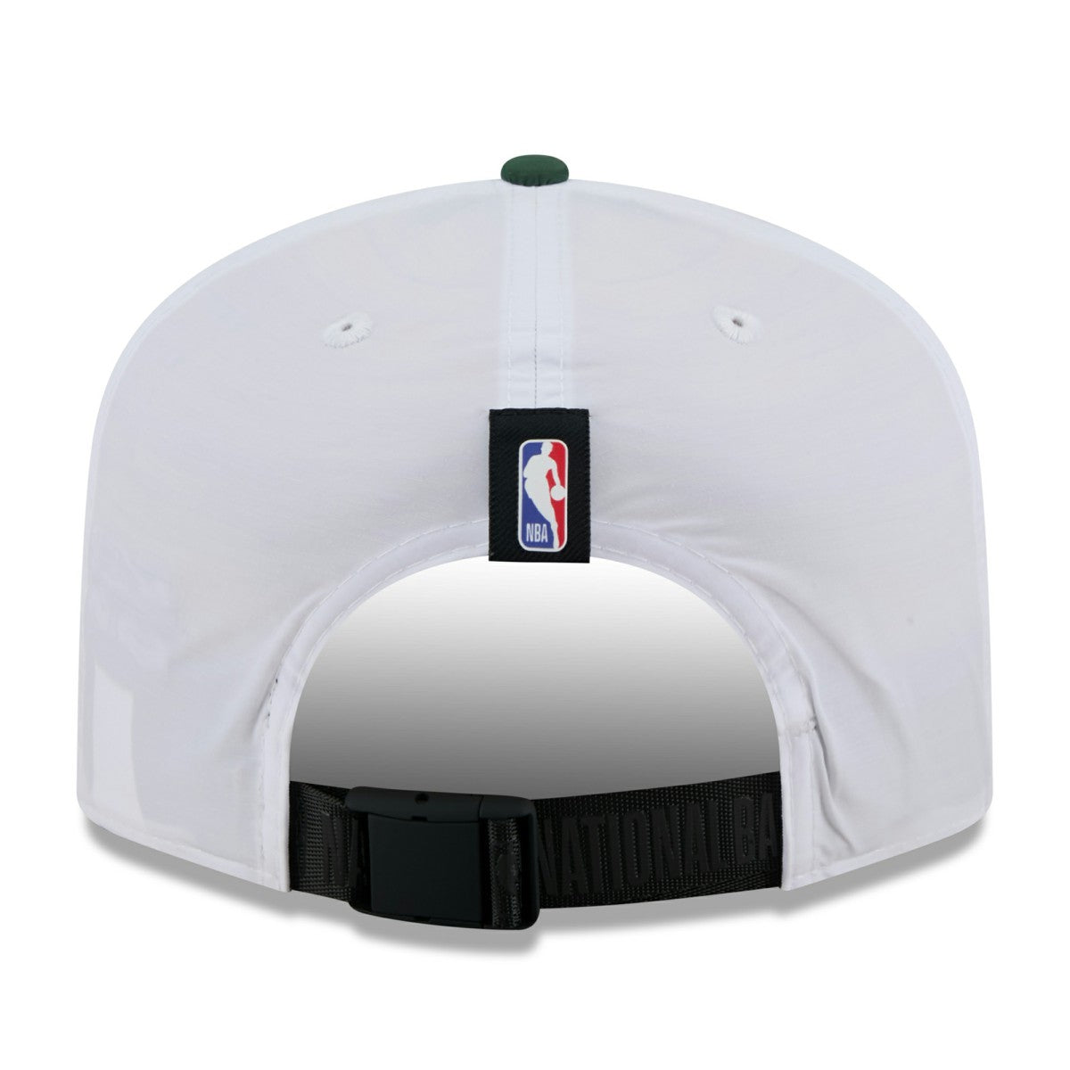 Milwaukee Bucks 2025 NBA Draft On-Stage Nylon 19TWENTY Adjustable Hat White/Hunter Green - NBA