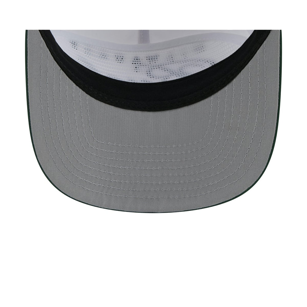 Milwaukee Bucks 2025 NBA Draft On-Stage Nylon 19TWENTY Adjustable Hat White/Hunter Green - NBA
