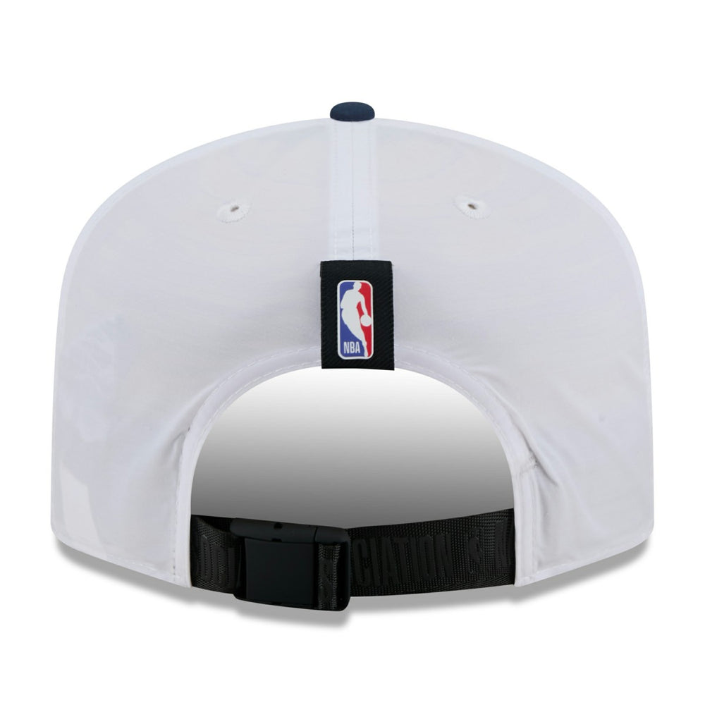 Minnesota Timberwolves 2025 NBA Draft On-Stage Nylon 19TWENTY Adjustable Hat White/Navy - NBA