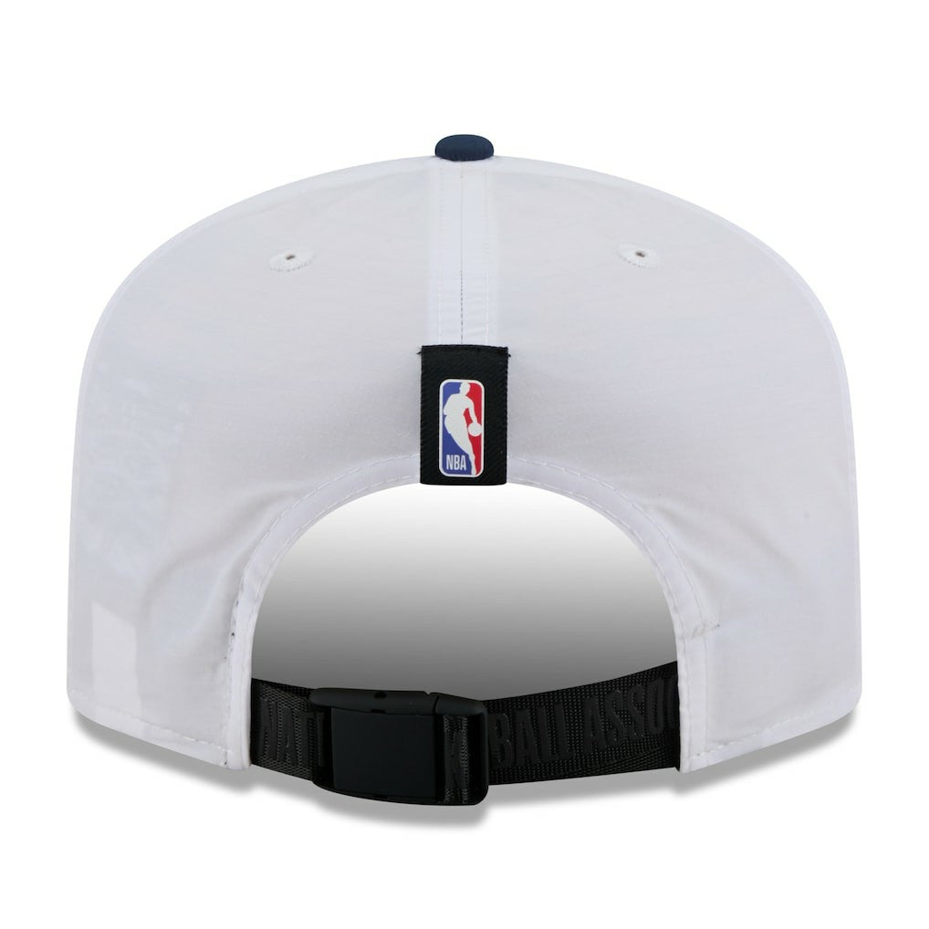 New Orleans Pelicans 2025 NBA Draft On-Stage Nylon 19TWENTY Adjustable Hat White/Navy - NBA
