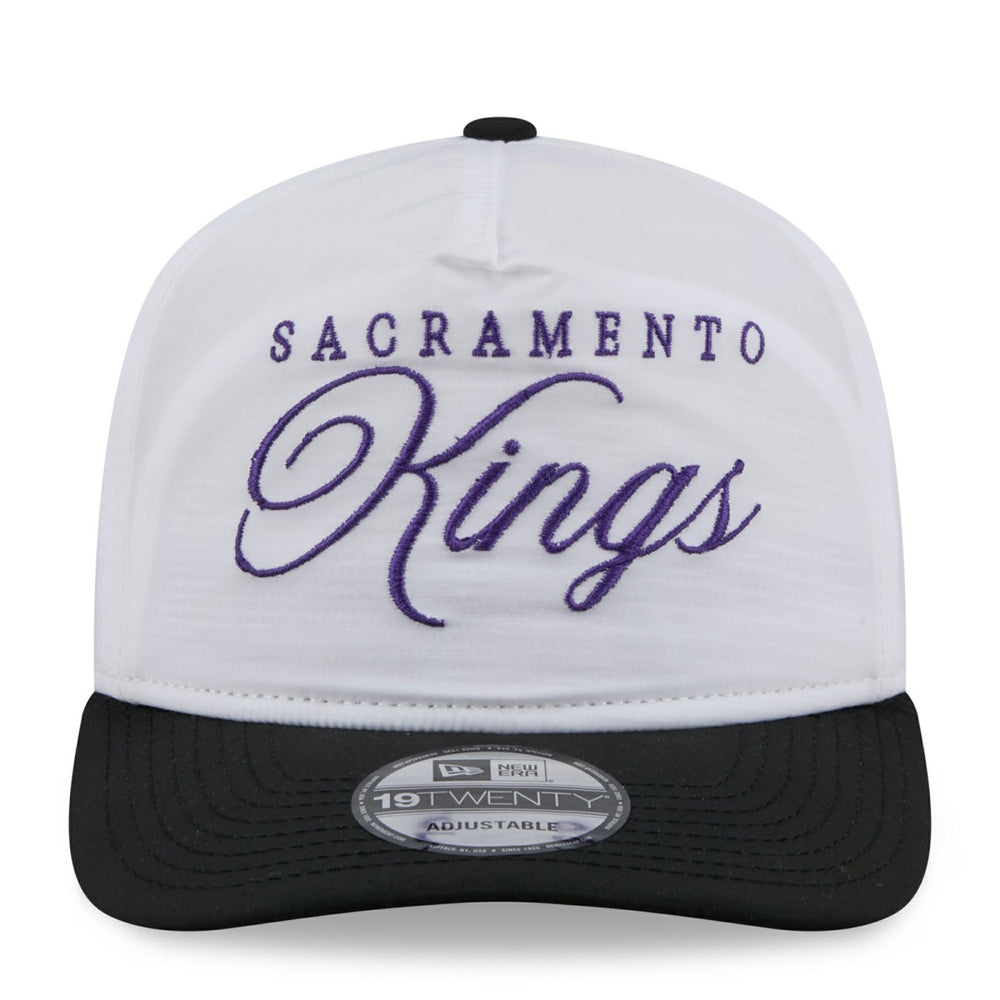Sacramento Kings 2025 NBA Draft On-Stage Nylon 19TWENTY Adjustable Hat White/Black - NBA