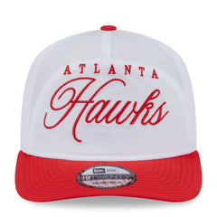 Atlanta Hawks 2025 NBA Draft On-Stage Nylon 19TWENTY Adjustable Hat White/Red - NBA