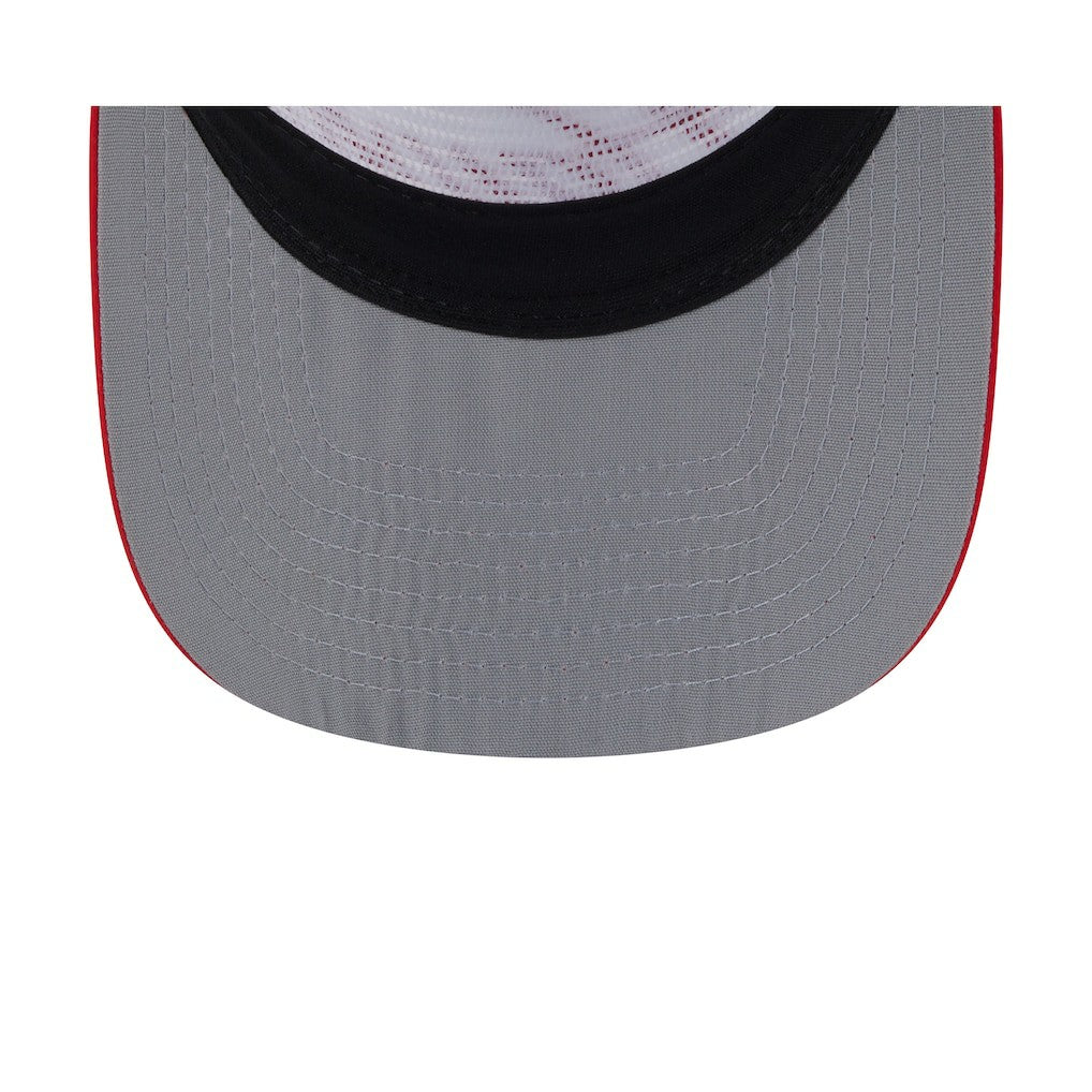 Atlanta Hawks 2025 NBA Draft On-Stage Nylon 19TWENTY Adjustable Hat White/Red - NBA