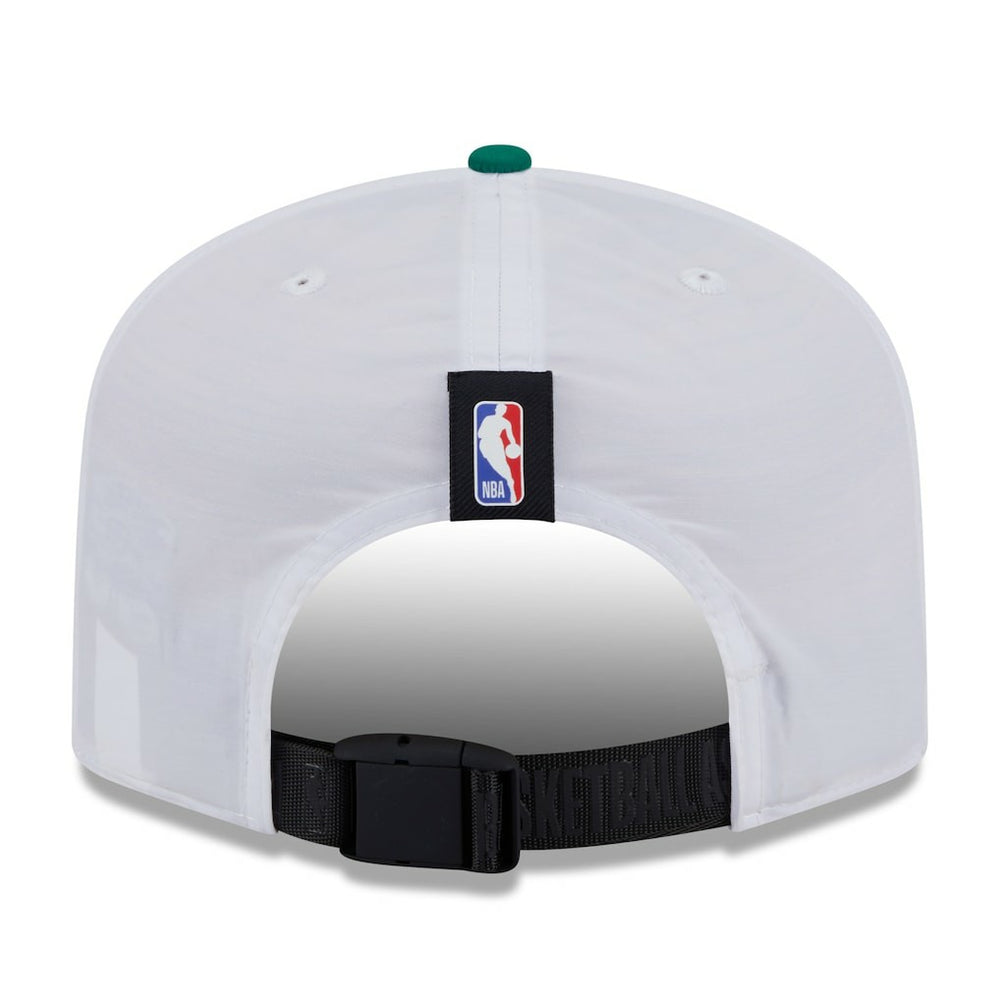 Boston Celtics 2025 NBA Draft On-Stage Nylon 19TWENTY Adjustable Hat White/Kelly Green - NBA