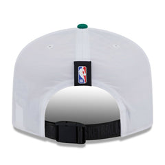 Boston Celtics 2025 NBA Draft On-Stage Nylon 19TWENTY Adjustable Hat White/Kelly Green - NBA